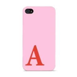 Personalised Pink And Red IPhone Case -CaseCraze Store Personalised Pink and Red Apple iPhone 4s Case