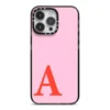 Personalised Pink And Red IPhone Case