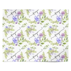 Personalised Purple Flowers Wrapping Paper -CaseCraze Store Personalised Purple Flowers Personalised Wrapping Paper Alternative f6a4c422 0d64 45e8 9651 fe6556a0fec4