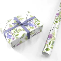 Personalised Purple Flowers Wrapping Paper -CaseCraze Store Personalised Purple Flowers Personalised Wrapping Paper 5c779c90 c7c1 4a3d b681 8aefc5ac1ed7