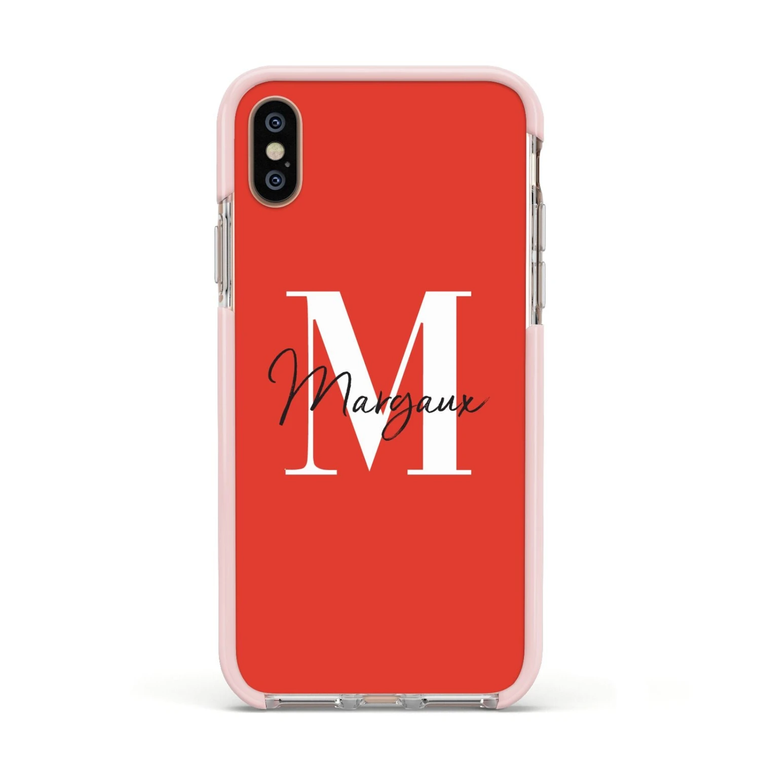 Personalised Red Name And Initial IPhone Case 17 Personalised Red Name And Initial IPhone Case - Image 17