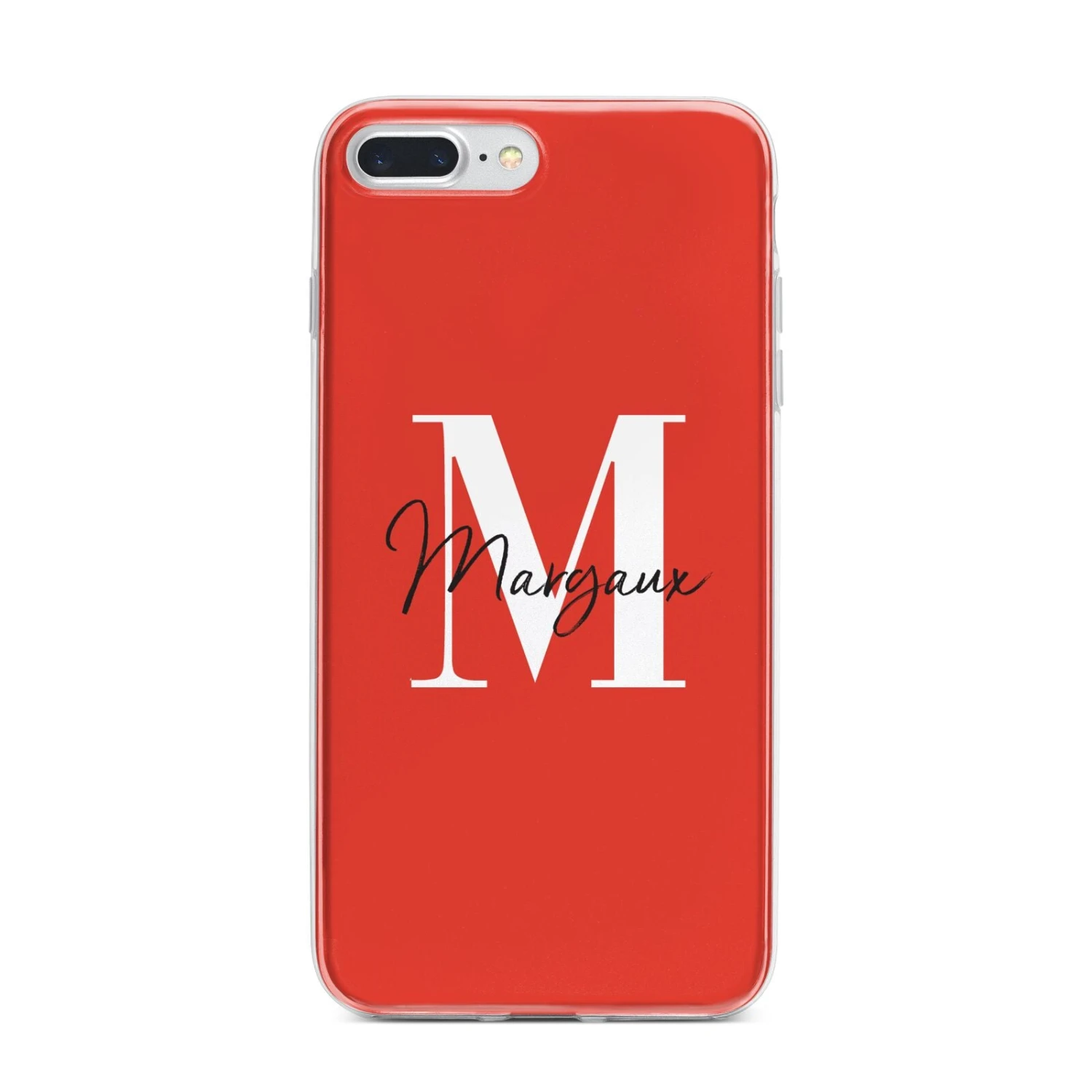 Personalised Red Name And Initial IPhone Case 14 Personalised Red Name And Initial IPhone Case - Image 14