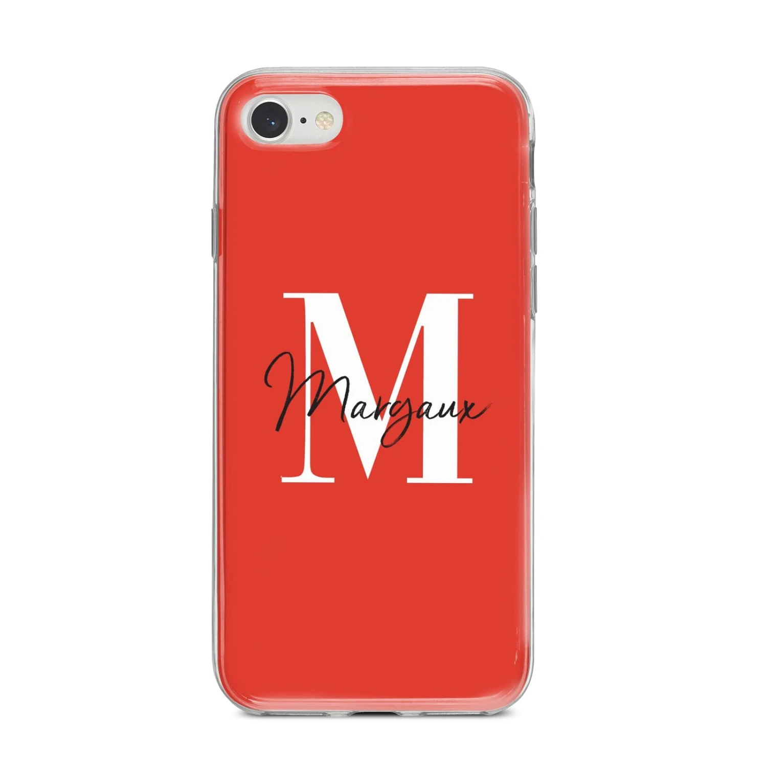 Personalised Red Name And Initial IPhone Case 8 Personalised Red Name And Initial IPhone Case - Image 8