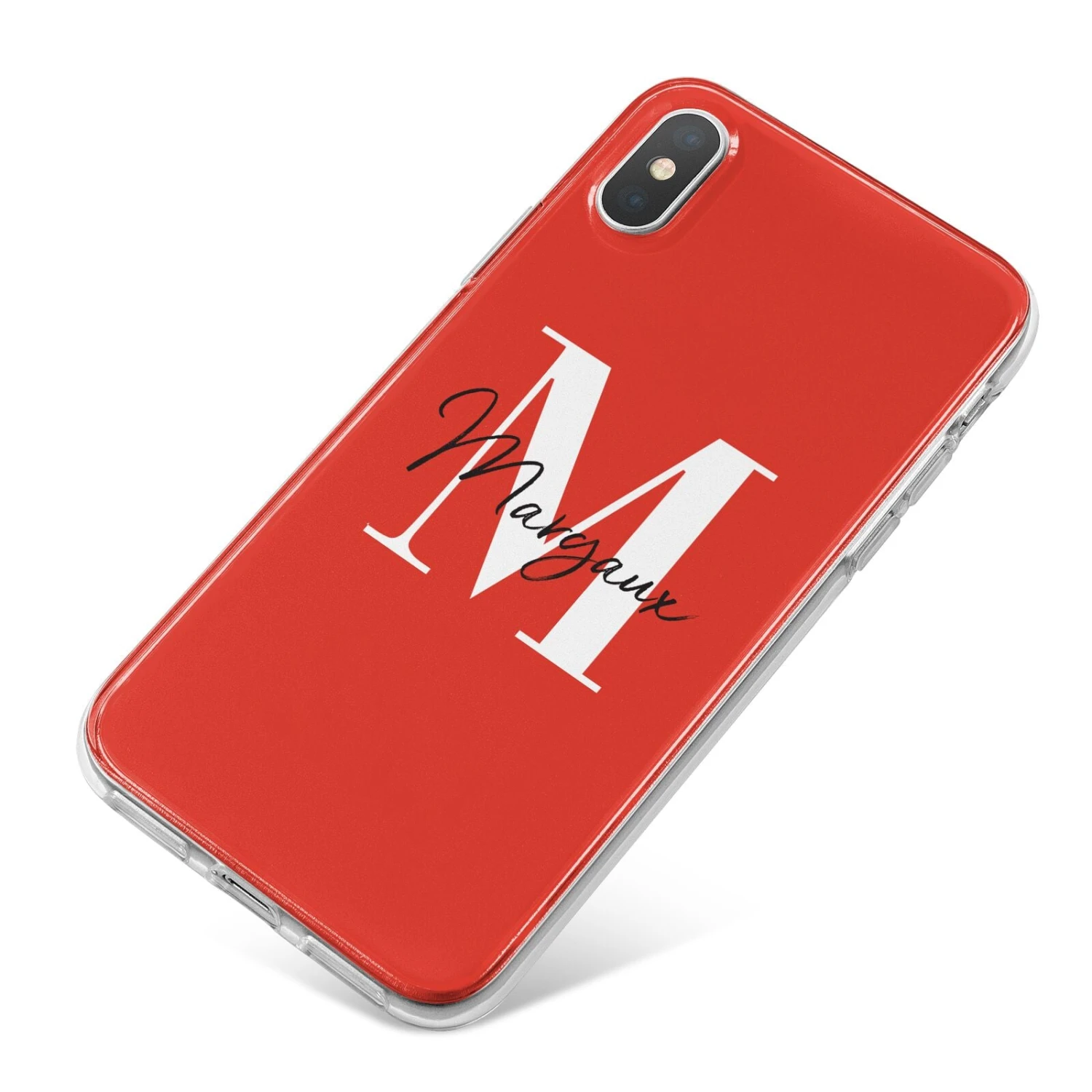 Personalised Red Name And Initial IPhone Case 7 Personalised Red Name And Initial IPhone Case - Image 7