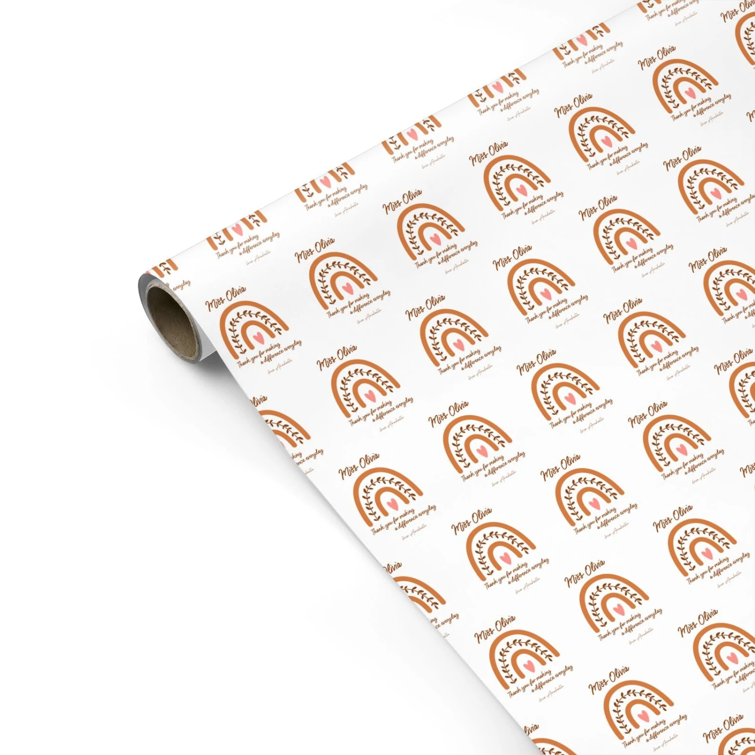 Personalised Teacher Wrapping Paper 2 Personalised Teacher Wrapping Paper - Image 2