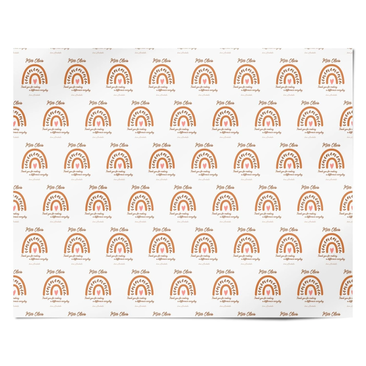 Personalised Teacher Wrapping Paper 4 Personalised Teacher Wrapping Paper - Image 4