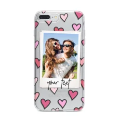 Personalised Valentine's Day Photo IPhone Case -CaseCraze Store Personalised Valentine s Day Photo iPhone 7 Plus Bumper Case on Silver iPhone