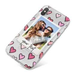 Personalised Valentine's Day Photo IPhone Case -CaseCraze Store Personalised Valentine s Day Photo iPhone X Bumper Case on Silver iPhone