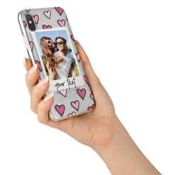 Personalised Valentine's Day Photo IPhone Case -CaseCraze Store Personalised Valentine s Day Photo iPhone X Bumper Case on Silver iPhone Alternative Image 2