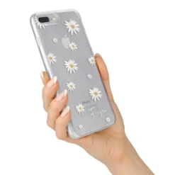 Personalised Vintage Daisy IPhone Case -CaseCraze Store Personalised Vintage Daisy iPhone 7 Plus Bumper Case on Silver iPhone Alternative Image