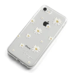 Personalised Vintage Daisy IPhone Case -CaseCraze Store Personalised Vintage Daisy iPhone 8 Bumper Case on Silver iPhone Alternative Image