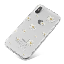 Personalised Vintage Daisy IPhone Case -CaseCraze Store Personalised Vintage Daisy iPhone X Bumper Case on Silver iPhone