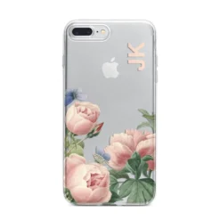 Personalised Vintage Flowers IPhone Case 33 Personalised Vintage Flowers IPhone Case -CaseCraze Store Personalised Vintage Flowers iPhone 7 Plus Bumper Case on Silver iPhone