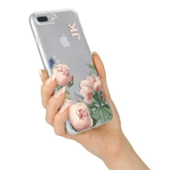 Personalised Vintage Flowers IPhone Case 34 Personalised Vintage Flowers IPhone Case -CaseCraze Store Personalised Vintage Flowers iPhone 7 Plus Bumper Case on Silver iPhone Alternative Image