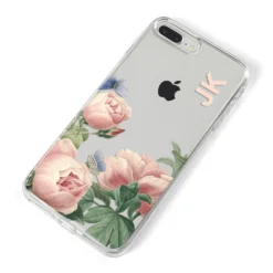 Personalised Vintage Flowers IPhone Case 30 Personalised Vintage Flowers IPhone Case -CaseCraze Store Personalised Vintage Flowers iPhone 8 Plus Bumper Case on Silver iPhone Alternative Image