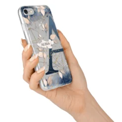 Personalised Watercolour Geometric IPhone Case -CaseCraze Store Personalised Watercolour Geometric iPhone 7 Bumper Case on Silver iPhone Alternative Image