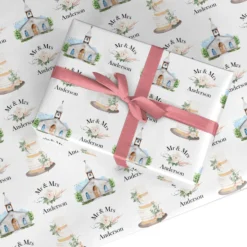 Personalised Wedding Couple Wrapping Paper