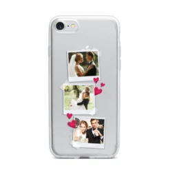 Personalised Wedding Photo Montage IPhone Case -CaseCraze Store Personalised Wedding Photo Montage iPhone 7 Bumper Case on Silver iPhone