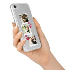 Personalised Wedding Photo Montage IPhone Case -CaseCraze Store Personalised Wedding Photo Montage iPhone 7 Bumper Case on Silver iPhone Alternative Image