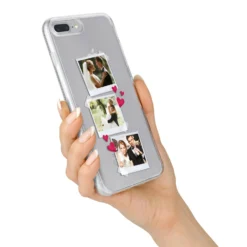 Personalised Wedding Photo Montage IPhone Case -CaseCraze Store Personalised Wedding Photo Montage iPhone 7 Plus Bumper Case on Silver iPhone Alternative Image