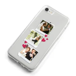 Personalised Wedding Photo Montage IPhone Case -CaseCraze Store Personalised Wedding Photo Montage iPhone 8 Bumper Case on Silver iPhone Alternative Image