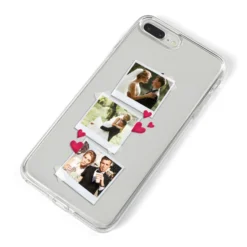 Personalised Wedding Photo Montage IPhone Case -CaseCraze Store Personalised Wedding Photo Montage iPhone 8 Plus Bumper Case on Silver iPhone Alternative Image