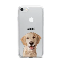 Pet Portrait IPhone Case 31 Pet Portrait IPhone Case -CaseCraze Store Pet Portrait iPhone 7 Bumper Case on Silver iPhone
