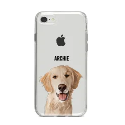 Pet Portrait IPhone Case 27 Pet Portrait IPhone Case -CaseCraze Store Pet Portrait iPhone 8 Bumper Case on Silver iPhone