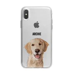 Pet Portrait IPhone Case 24 Pet Portrait IPhone Case -CaseCraze Store Pet Portrait iPhone X Bumper Case on Silver iPhone Alternative Image 1