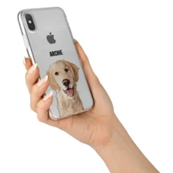 Pet Portrait IPhone Case 25 Pet Portrait IPhone Case -CaseCraze Store Pet Portrait iPhone X Bumper Case on Silver iPhone Alternative Image 2