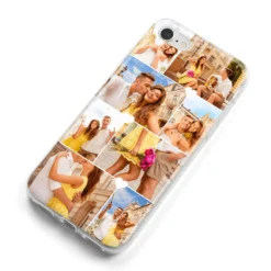 Photo Collage Heart IPhone Case -CaseCraze Store Photo Collage Heart iPhone 8 Bumper Case on Silver iPhone Alternative Image