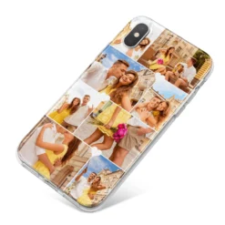 Photo Collage Heart IPhone Case -CaseCraze Store Photo Collage Heart iPhone X Bumper Case on Silver iPhone