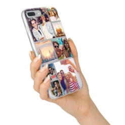 Photo Collage IPhone Case -CaseCraze Store Photo Collage iPhone 7 Plus Bumper Case on Silver iPhone Alternative Image