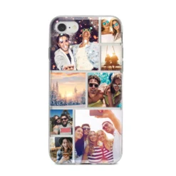 Photo Collage IPhone Case -CaseCraze Store Photo Collage iPhone 8 Bumper Case on Silver iPhone