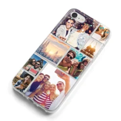 Photo Collage IPhone Case -CaseCraze Store Photo Collage iPhone 8 Bumper Case on Silver iPhone Alternative Image