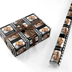 Photo Film Personalised Wrapping Paper -CaseCraze Store Photo Film Personalised Personalised Wrapping Paper