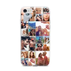 Photo Grid IPhone Case -CaseCraze Store Photo Grid iPhone 7 Bumper Case on Silver iPhone