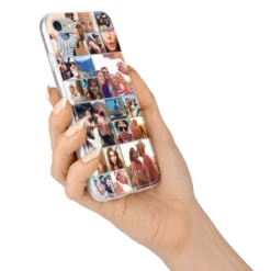 Photo Grid IPhone Case -CaseCraze Store Photo Grid iPhone 7 Bumper Case on Silver iPhone Alternative Image