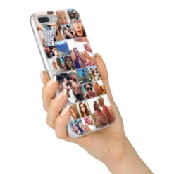 Photo Grid IPhone Case -CaseCraze Store Photo Grid iPhone 7 Plus Bumper Case on Silver iPhone Alternative Image