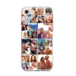 Photo Grid IPhone Case -CaseCraze Store Photo Grid iPhone 8 Bumper Case on Silver iPhone