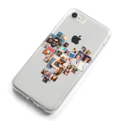 Photo Heart Collage IPhone Case -CaseCraze Store Photo Heart Collage iPhone 8 Bumper Case on Silver iPhone Alternative Image
