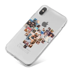 Photo Heart Collage IPhone Case -CaseCraze Store Photo Heart Collage iPhone X Bumper Case on Silver iPhone 122b6463 7e08 4a60 9459 3fce7bef112c