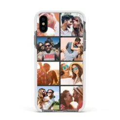 Photo Montage Upload IPhone Case 37 Photo Montage Upload IPhone Case -CaseCraze Store Photo Montage Upload Apple iPhone Xs Impact Case White Edge on Black Phone