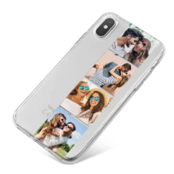 Photo Strip Montage Upload IPhone Case 26 Photo Strip Montage Upload IPhone Case -CaseCraze Store Photo Strip Montage Upload iPhone X Bumper Case on Silver iPhone