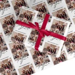 Photo Thank You Wrapping Paper