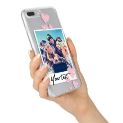 Photo With Text IPhone Case -CaseCraze Store Photo with Text iPhone 7 Plus Bumper Case on Silver iPhone Alternative Image