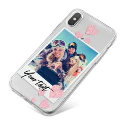 Photo With Text IPhone Case -CaseCraze Store Photo with Text iPhone X Bumper Case on Silver iPhone 3083e81b 7cb1 4972 bbaa f87cac2ac9df