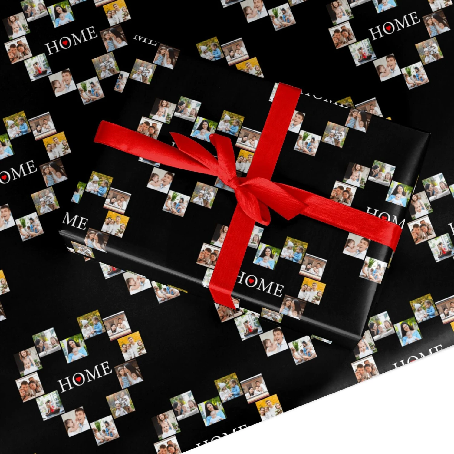 Photos Of Home Personalised Wrapping Paper 1 Photos Of Home Personalised Wrapping Paper