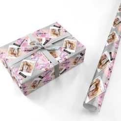 Picture Collage With Custom Photo Wrapping Paper -CaseCraze Store Picture Collage with Custom Photo Personalised Wrapping Paper