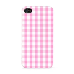 Pink Gingham Check IPhone Case 23 Pink Gingham Check IPhone Case -CaseCraze Store Pink Gingham Check Apple iPhone 4s Case